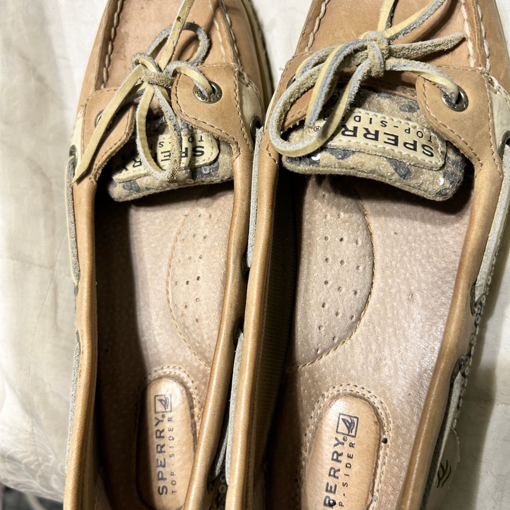 Sperry Leopard Print Flats